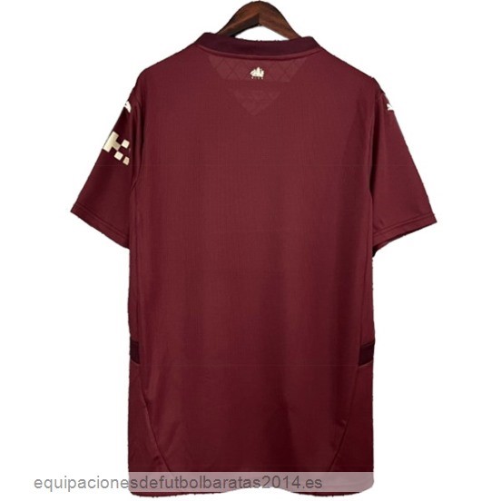 Nuevo Tailandia 3ª Camiseta Manchester City 24/25 Rojo Baratas